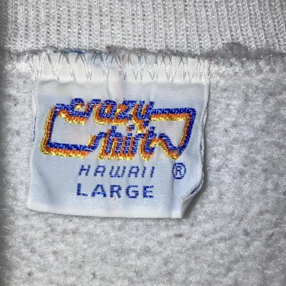 White sweat shirt with San Francisco California/ picture of Golden Gate Bridge - Picture 3 of 5